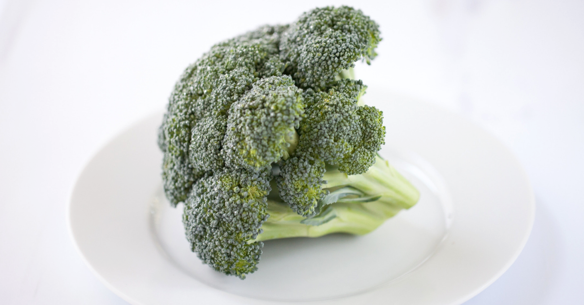 Broccoli on a plate